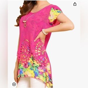 Floral Blouse Chiffon Shirt